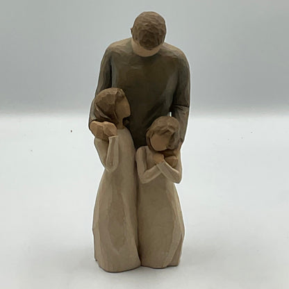 Willow Tree “My Girls” Sculpture of A Father and his Daughters