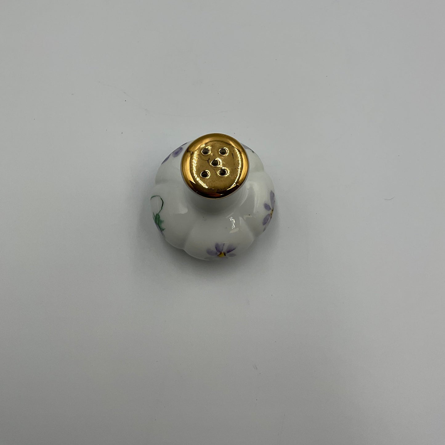 White Floral Porcelain Shakers