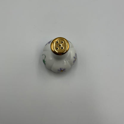 White Floral Porcelain Shakers