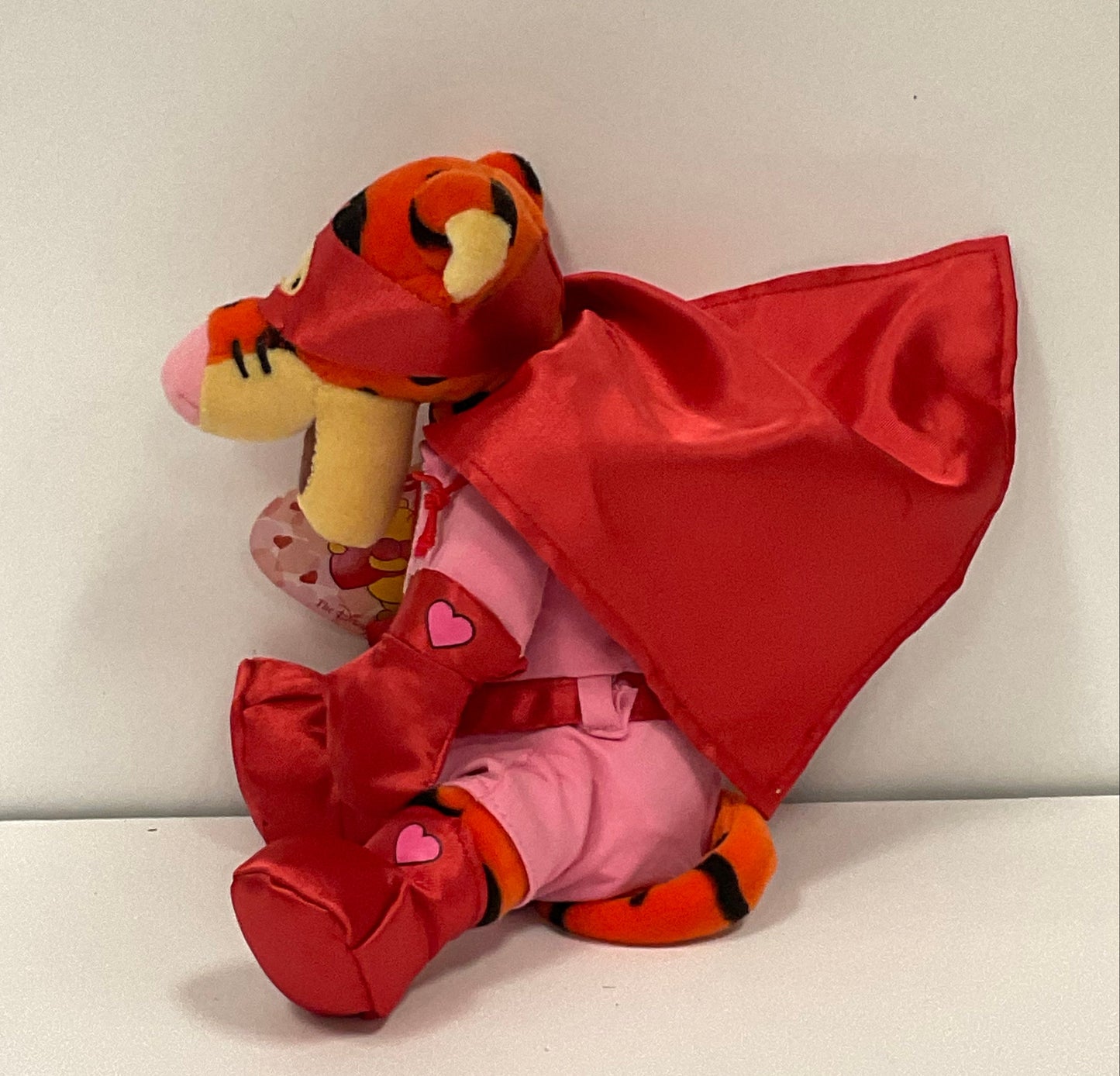 Valentine Superhero Tigger Cupid Vintage Winnie the Pooh Bear & Friends Mini Beanbag Beanie Plush Disney Collectible