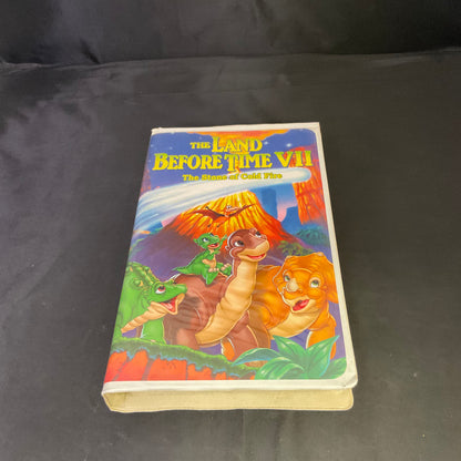 The Land Before Time VII The Stone of Cold Fire VHS Tape