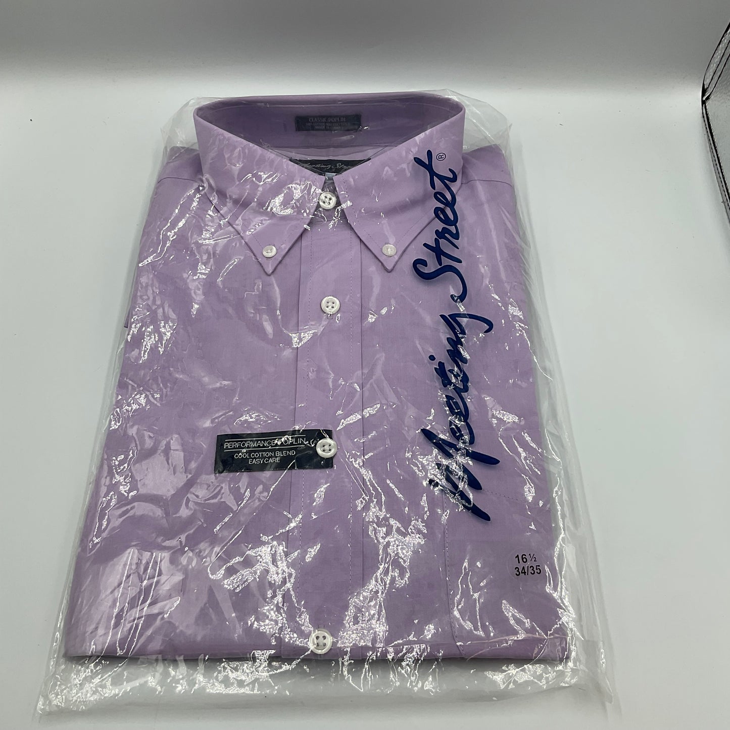 Ready JB Meeting Street Men's Dress Shirt Size Large 16.5 34/35 New with Tags