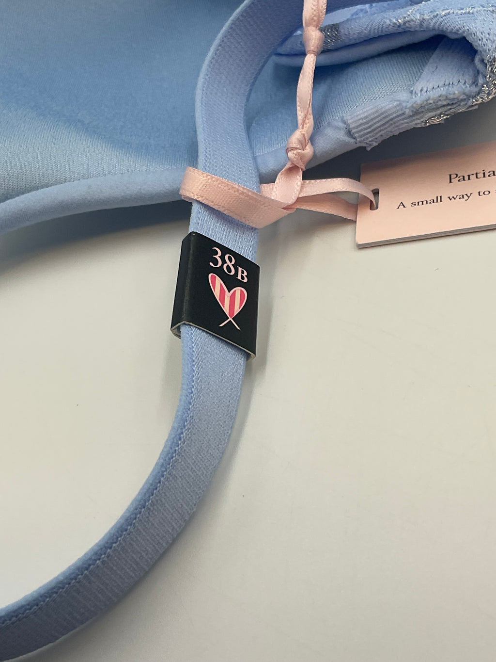 Victoria's Secret 38B Body by Perfect Coverage Bra Light Blue
