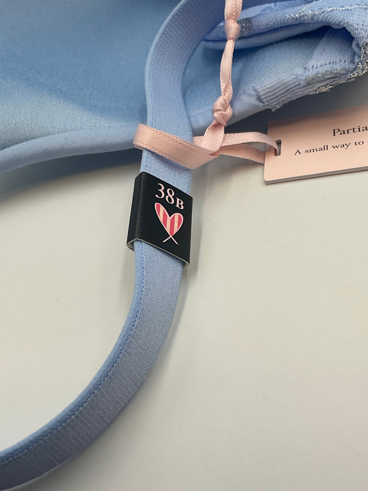 Victoria's Secret 38B Body by Perfect Coverage Bra Light Blue