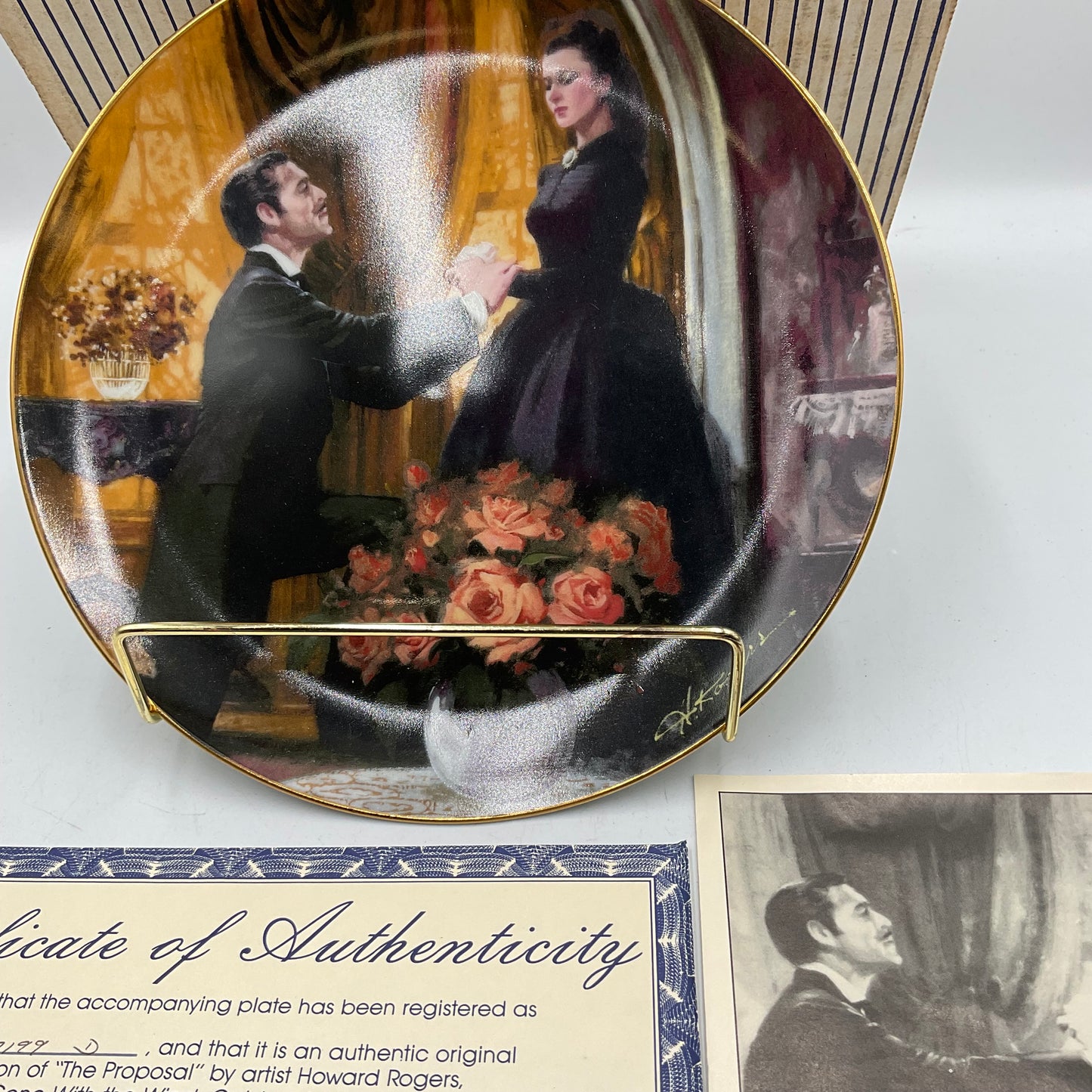 W.L.George Fine China The Proposal by Howard Rogers