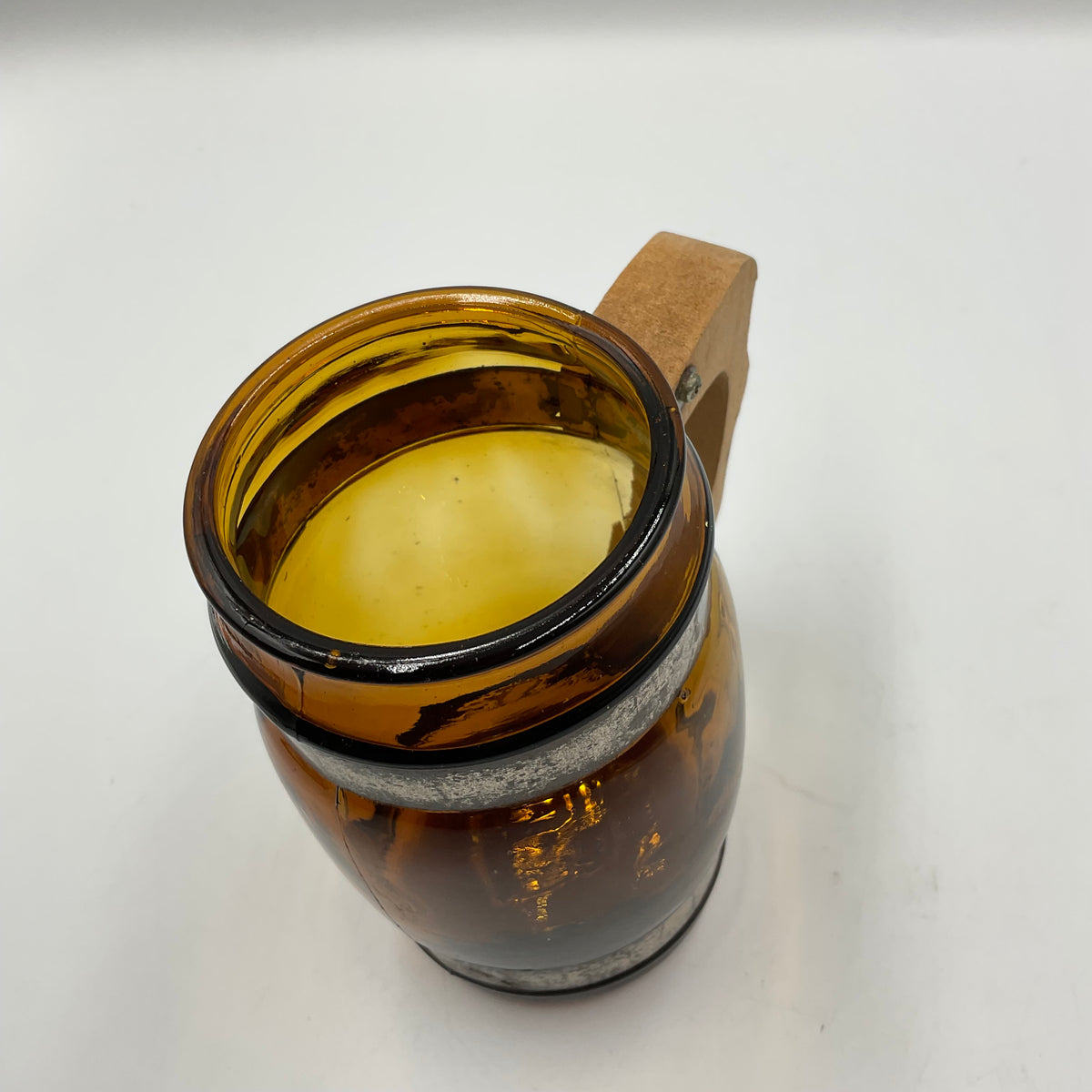 Vintage Siesta Ware Mug Amber Colored Glass