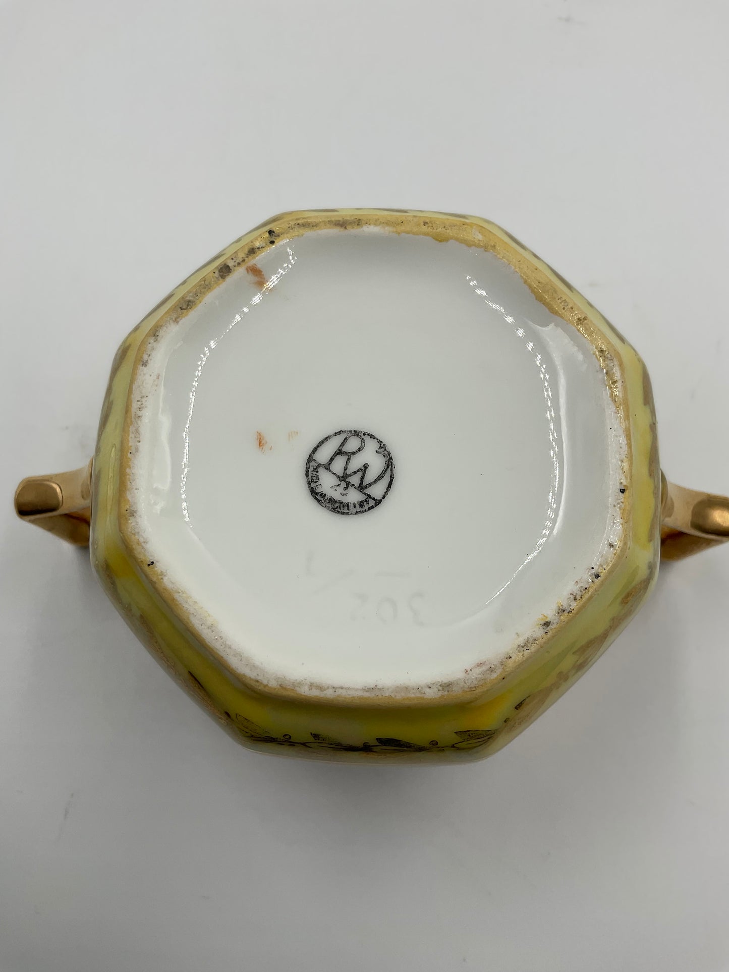 Vintage Rudolf Wächter Porcelain 2 Sugar Bowls and Tea Cups