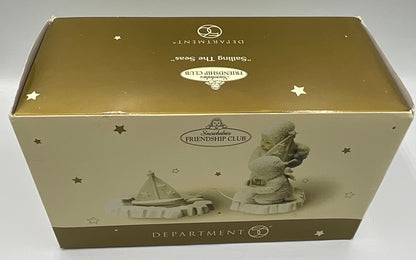 Department 56 Snowbabies Sailing The Seas Friendship Club Figurine Set w/ Box