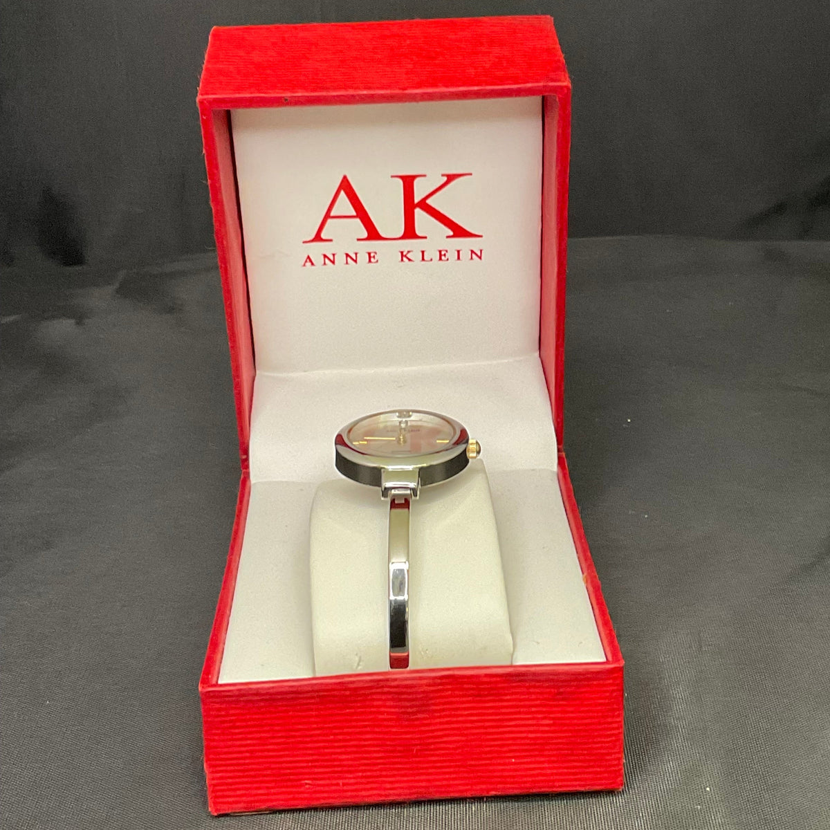 Anne Klein Genuine Diamond Bangle Watch
