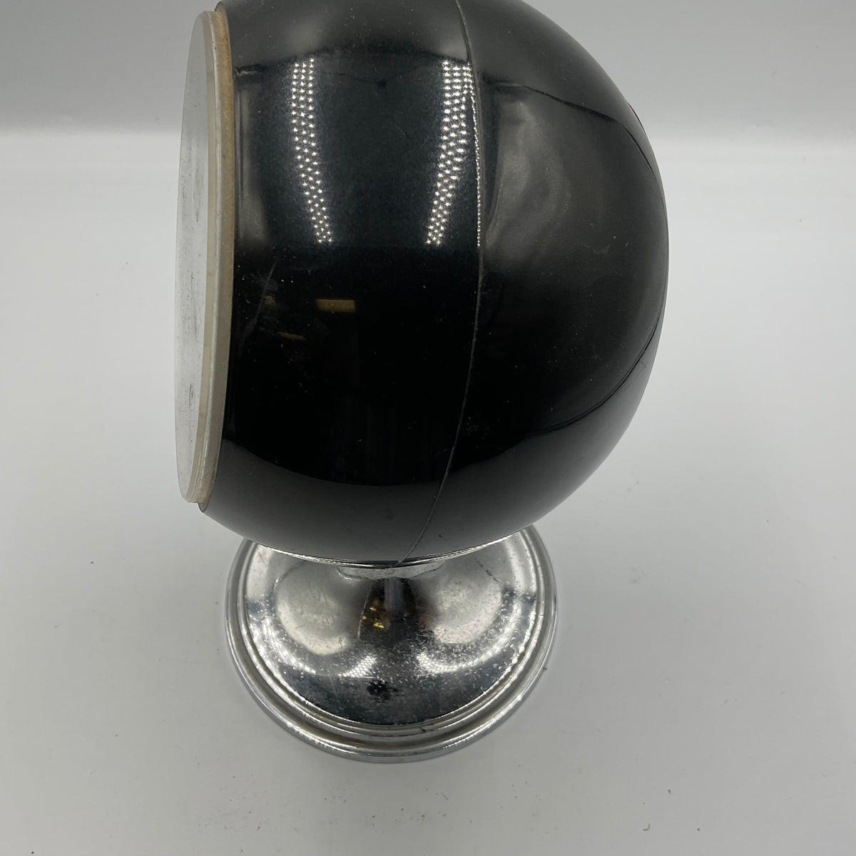 Vintage Bulova 634 Space Age Orb Desk Clock Works