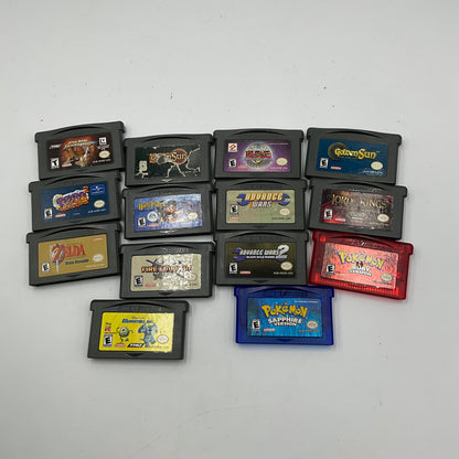 Game Boy Advance Game Cartridges (14 Total)