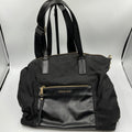 Michael Kors Black Tote Shoulder Bag Gold Hardware