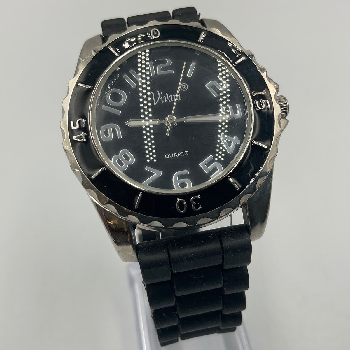Vivian I Black Dial Quartz Sports Watch