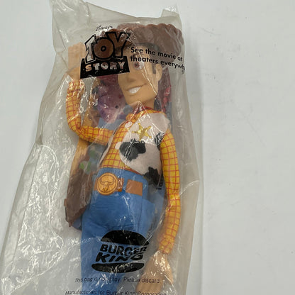 Burger King Vintage 1995 Toy Story Sheriff Woody Plush Doll Unopened