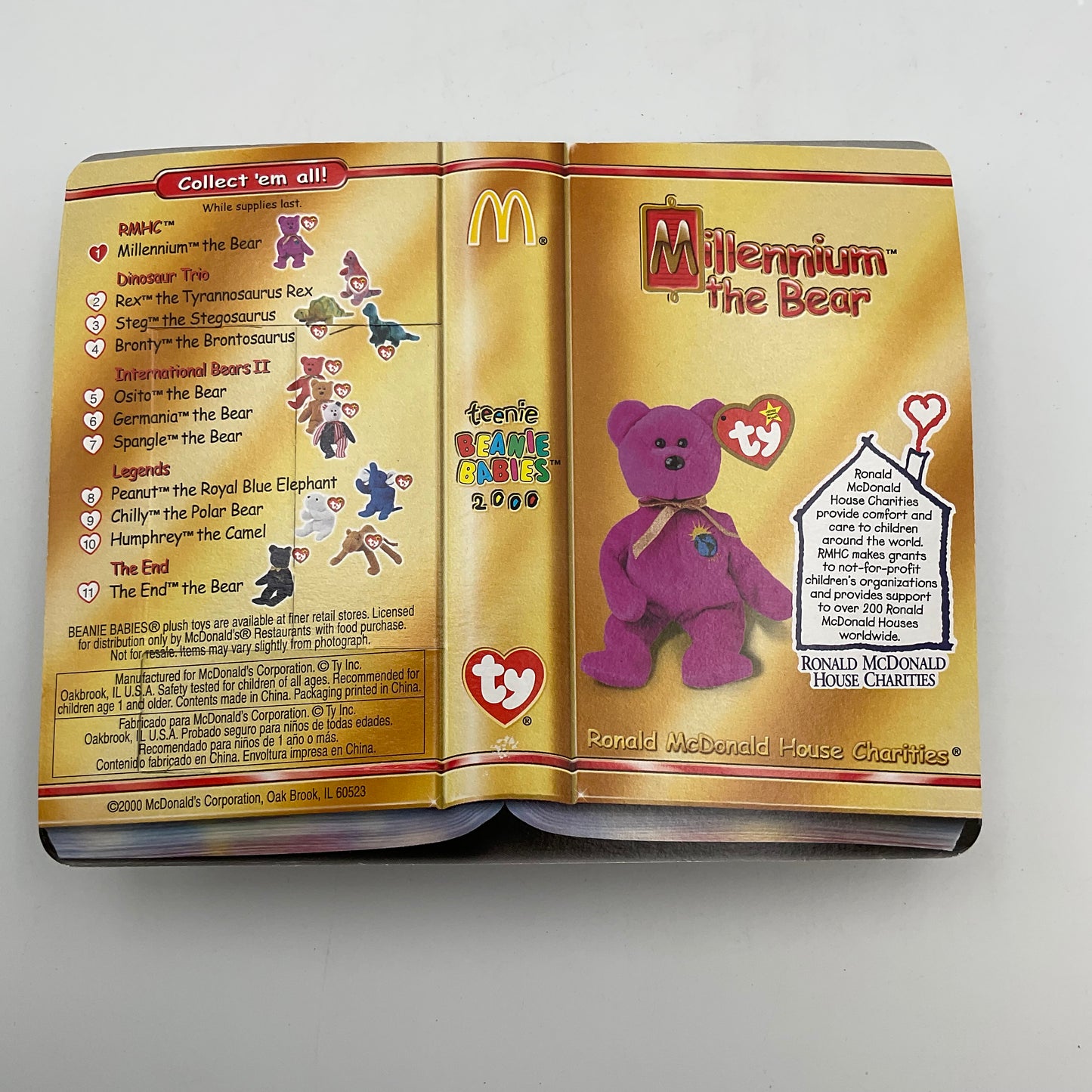 Ty Beanie Millennium the Bear