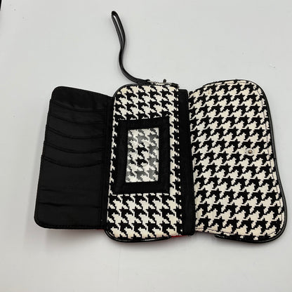 Vera Bradley Deco Daisy zip around Wallet Red/White/Black