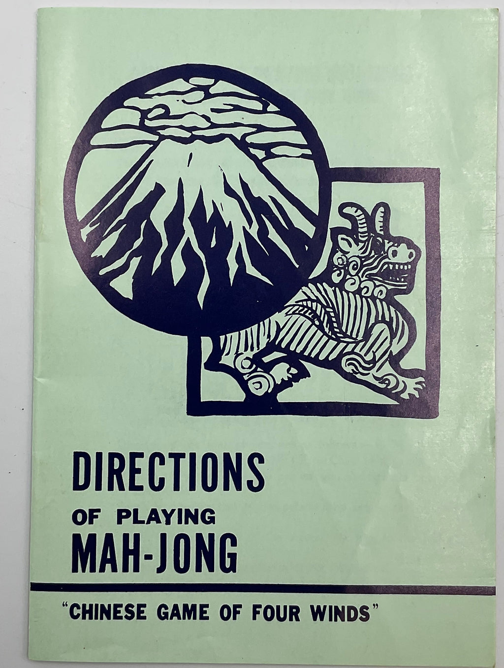 Vintage 1960s Chinese Mah-Jong Game of Four Winds Travel Size Complete Set