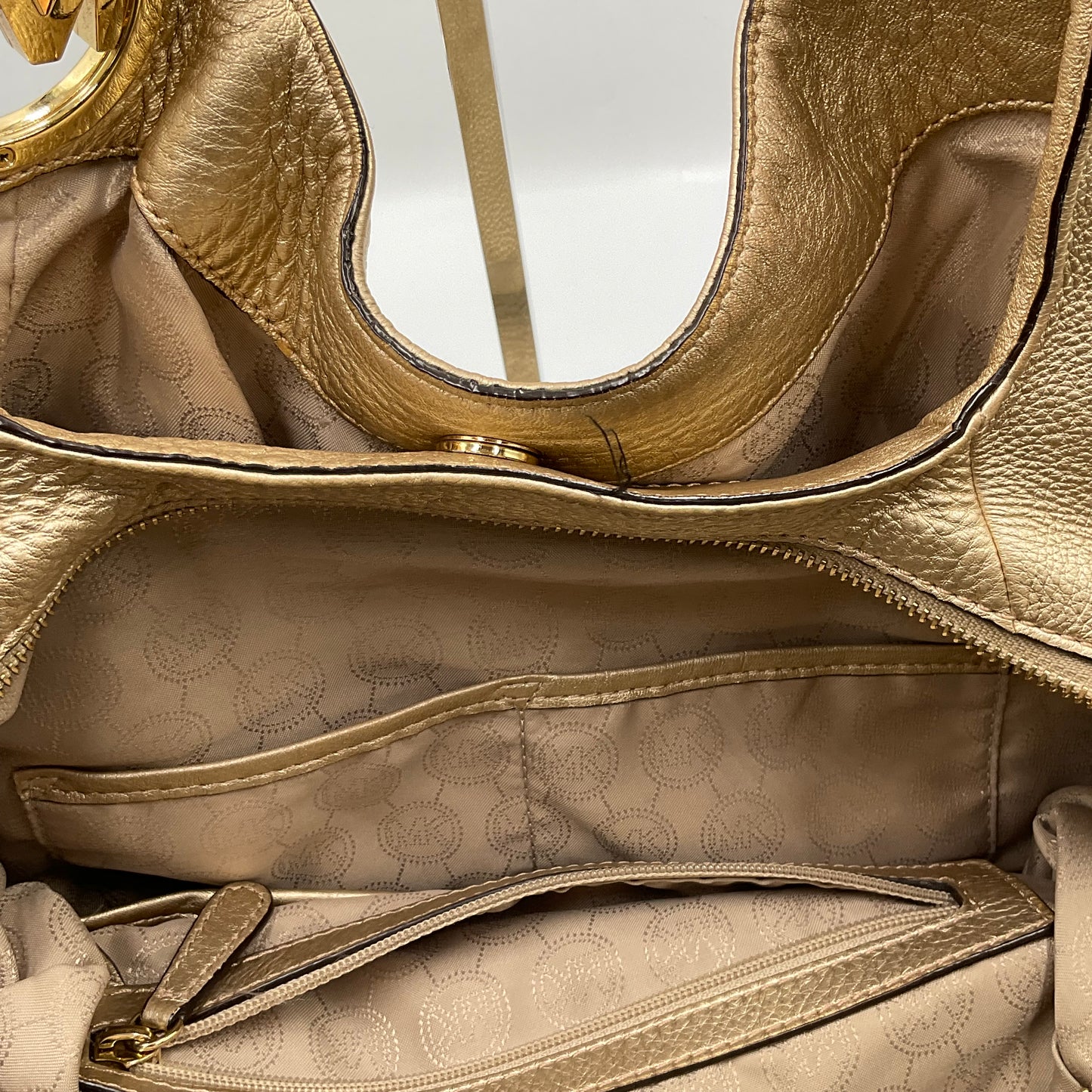 Michael Kors Large Gold Purse