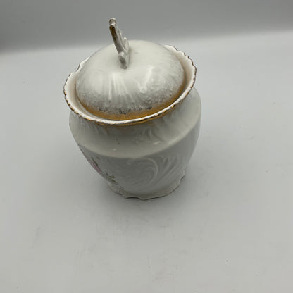 Bavaria Germany Porcelain Vase with Lid