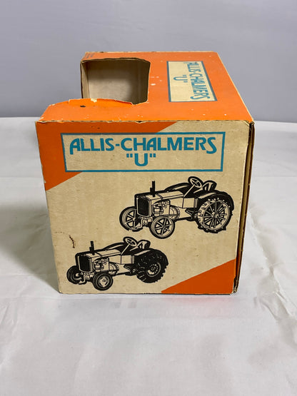 Allis Chalmers U Diecast Farm Tractor 1/16 Scale Models Vintage Collectible Replica in Original Box