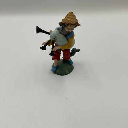 Vintage Italian Figurine Bagpiper Shepard Musician