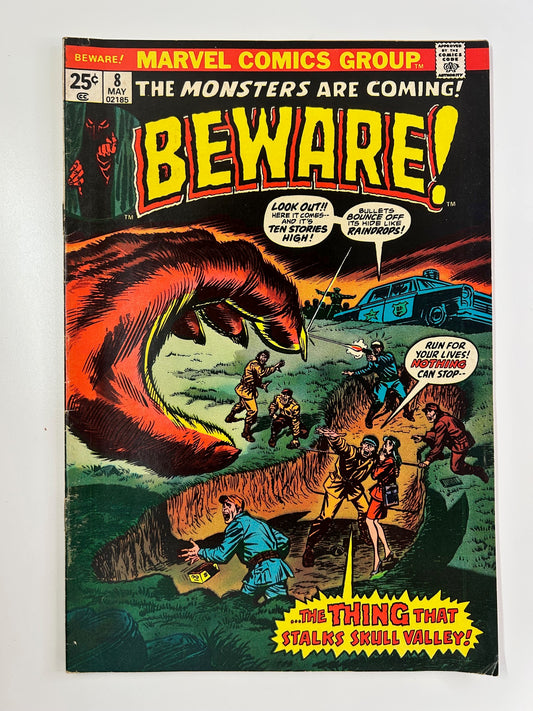 Beware! #6 The Monsters are Coming Vintage 1973 Marvel Comic Book