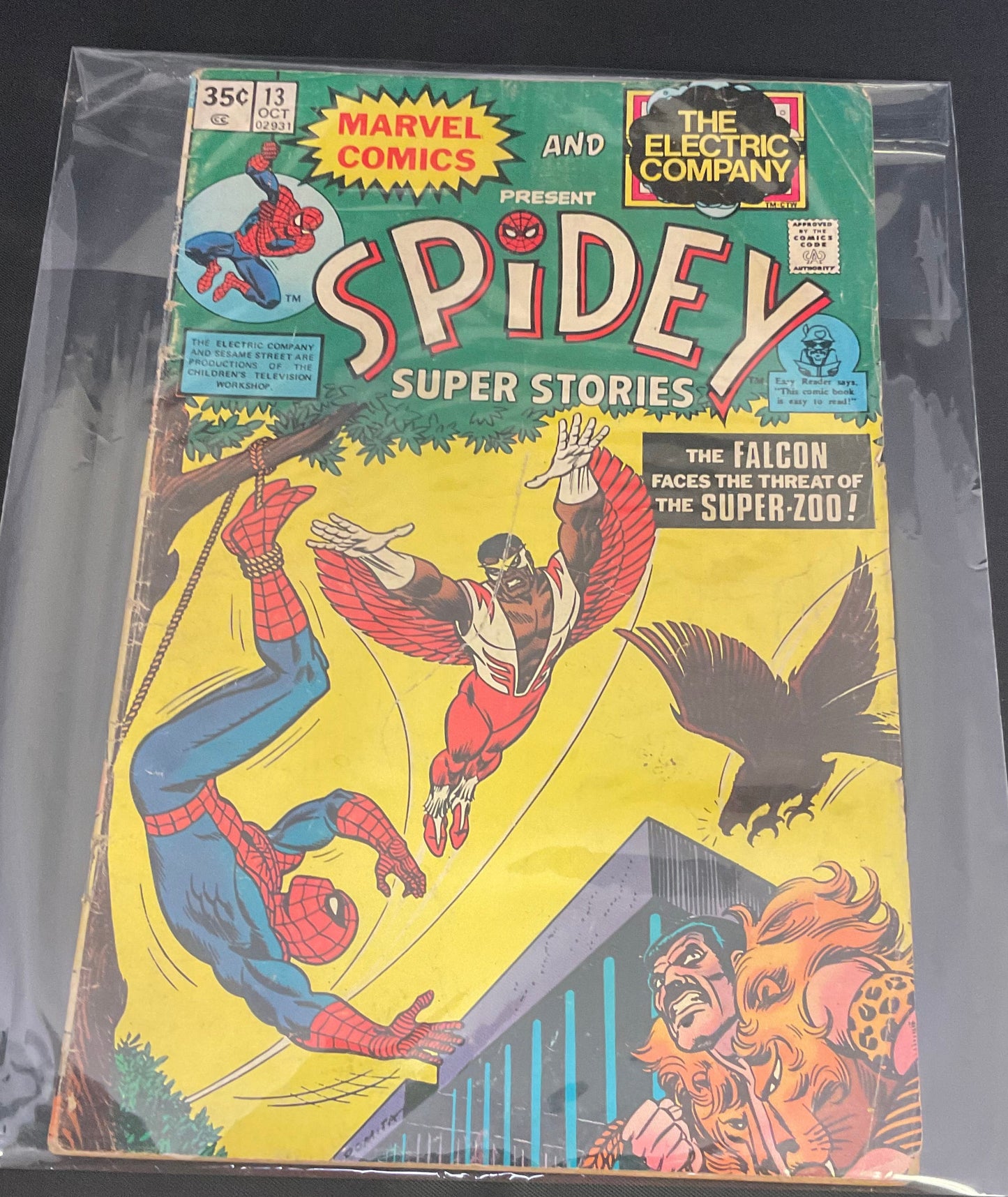 Marvel Spidey Super Stories #13 Vintage Oct 1975 Comic Book