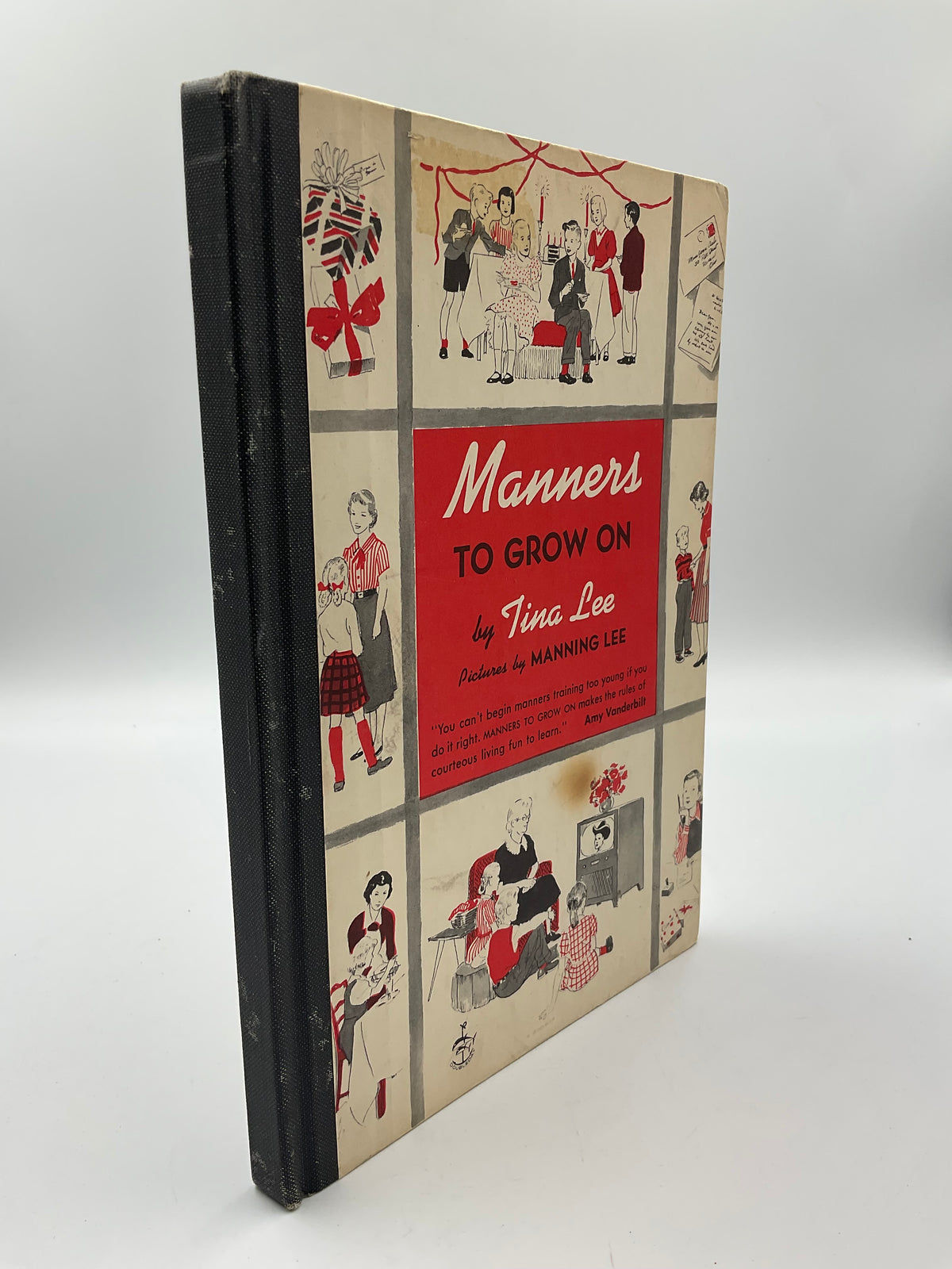 Manners to Grow On by Tina Lee 1955 Doubleday Children's Book
