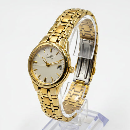 Citizen Eco Drive Goldtone Stainless Steel Analog Quartz Watch