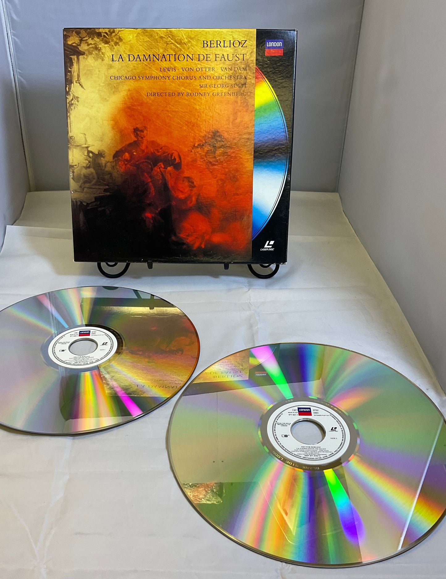Berlioz La Damnation De Faust LaserDisc Two Laser Disc Video Set Untested