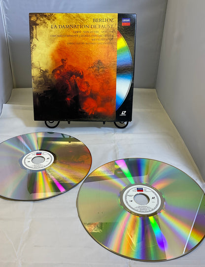 Berlioz La Damnation De Faust LaserDisc Two Laser Disc Video Set Untested