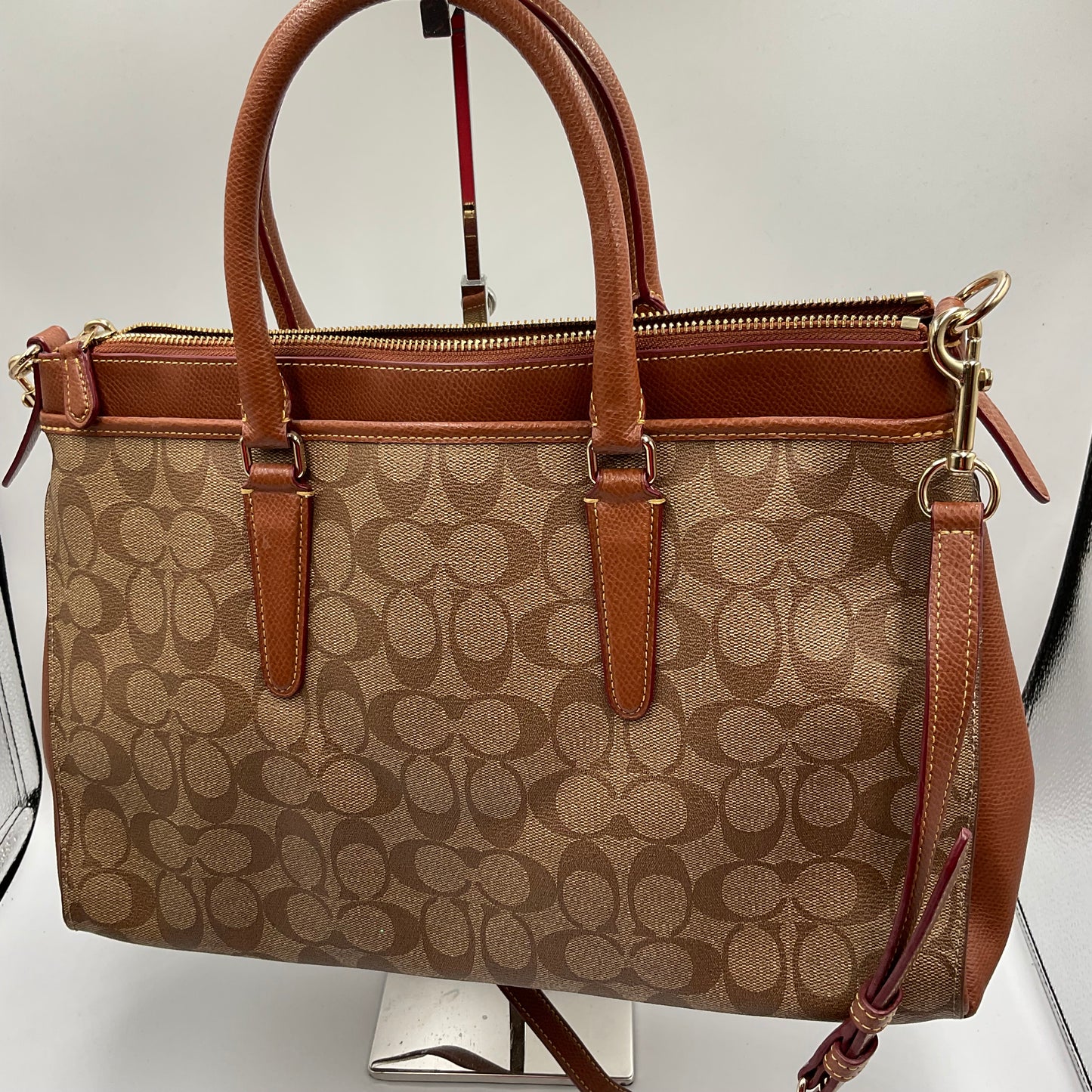 Coach Signature Canvas Handbag