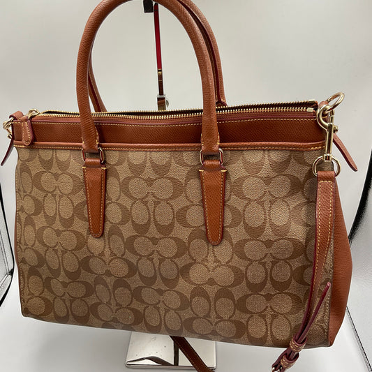 Coach Signature Canvas Handbag