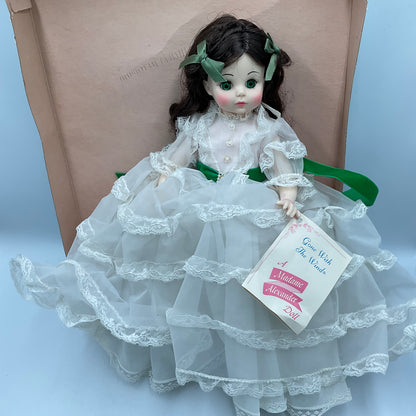 Vintage Madame Alexander Gone With The Wind Scarlett O'Hara Doll with box and booklet