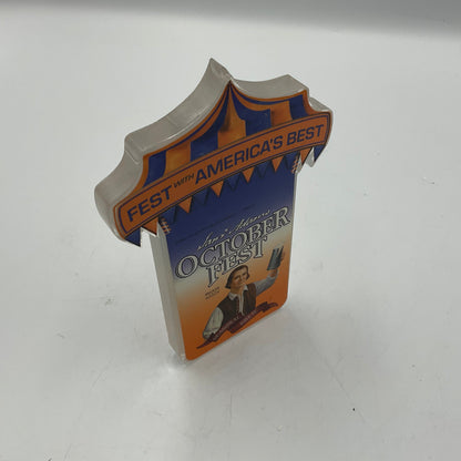 Sam Adams Octoberfest beer advertsing display signs Lot of 2 bar, pub, mancave decor