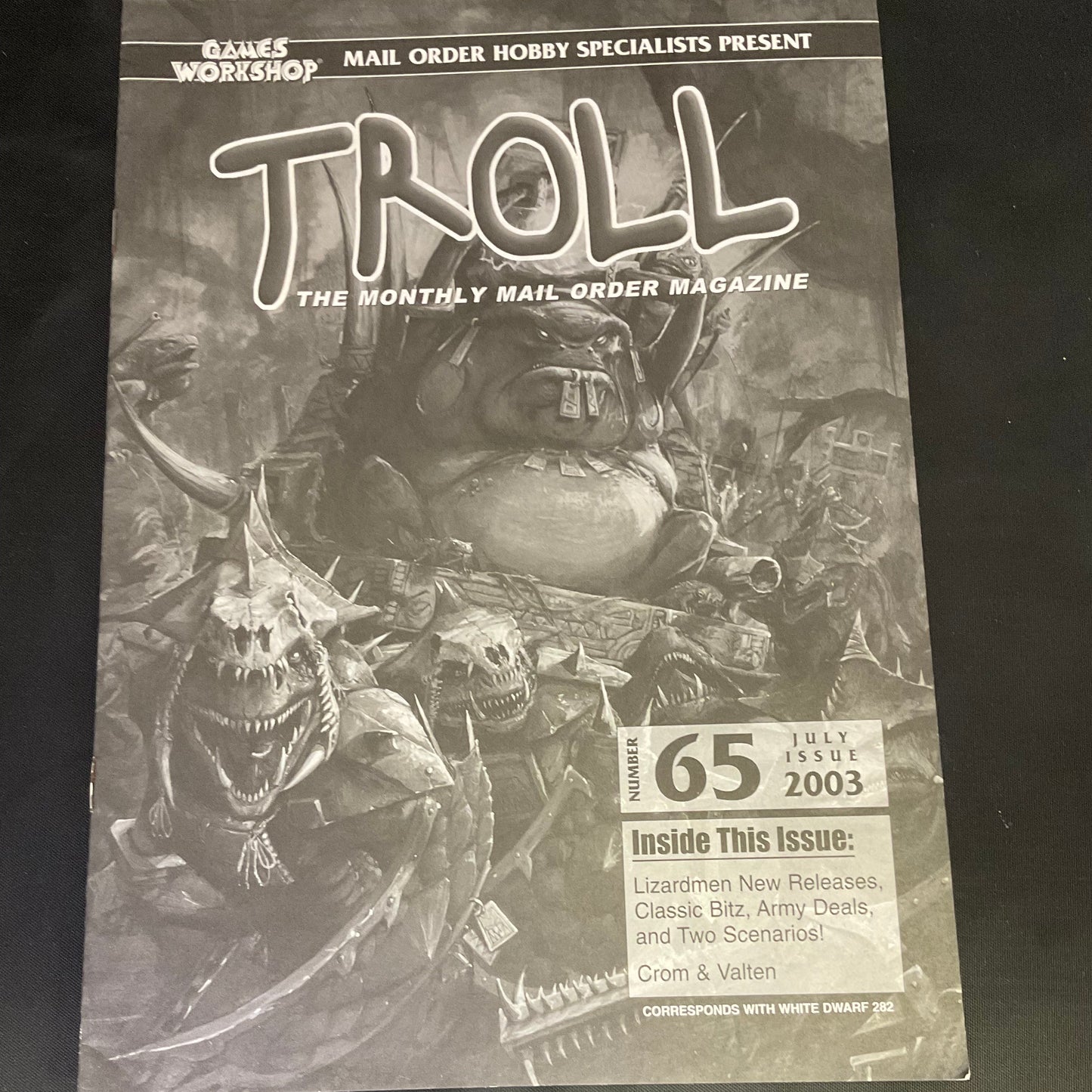 Games Workshop Troll The Monthly Mail Order Magazine