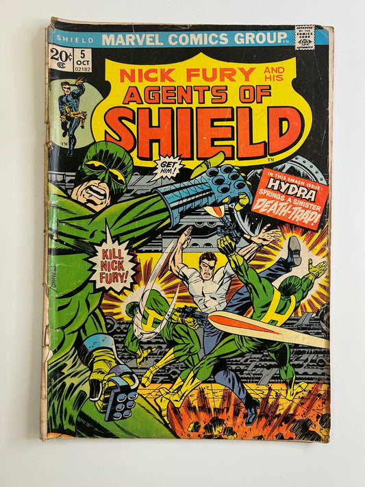 Nick Fury and His Agents of Shield #5 Vintage 1973 Marvel Group Comic Book