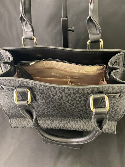 Michael Kors Black MK Design Handbag
