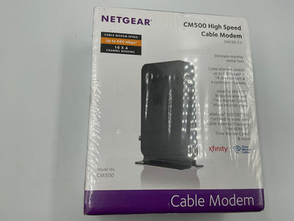 NetGear CM500 High Speed Cable Modem DOCSIS 3.0 680Mbps New Sealed