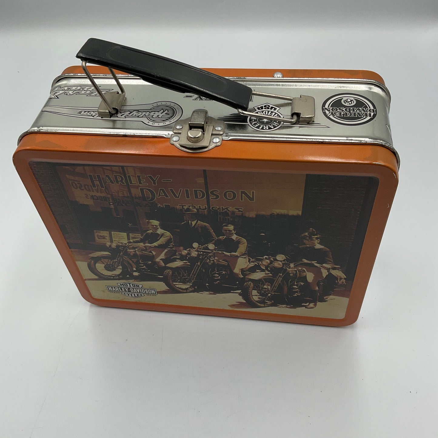 Harley Davidson Vintage Metal Lunchbox