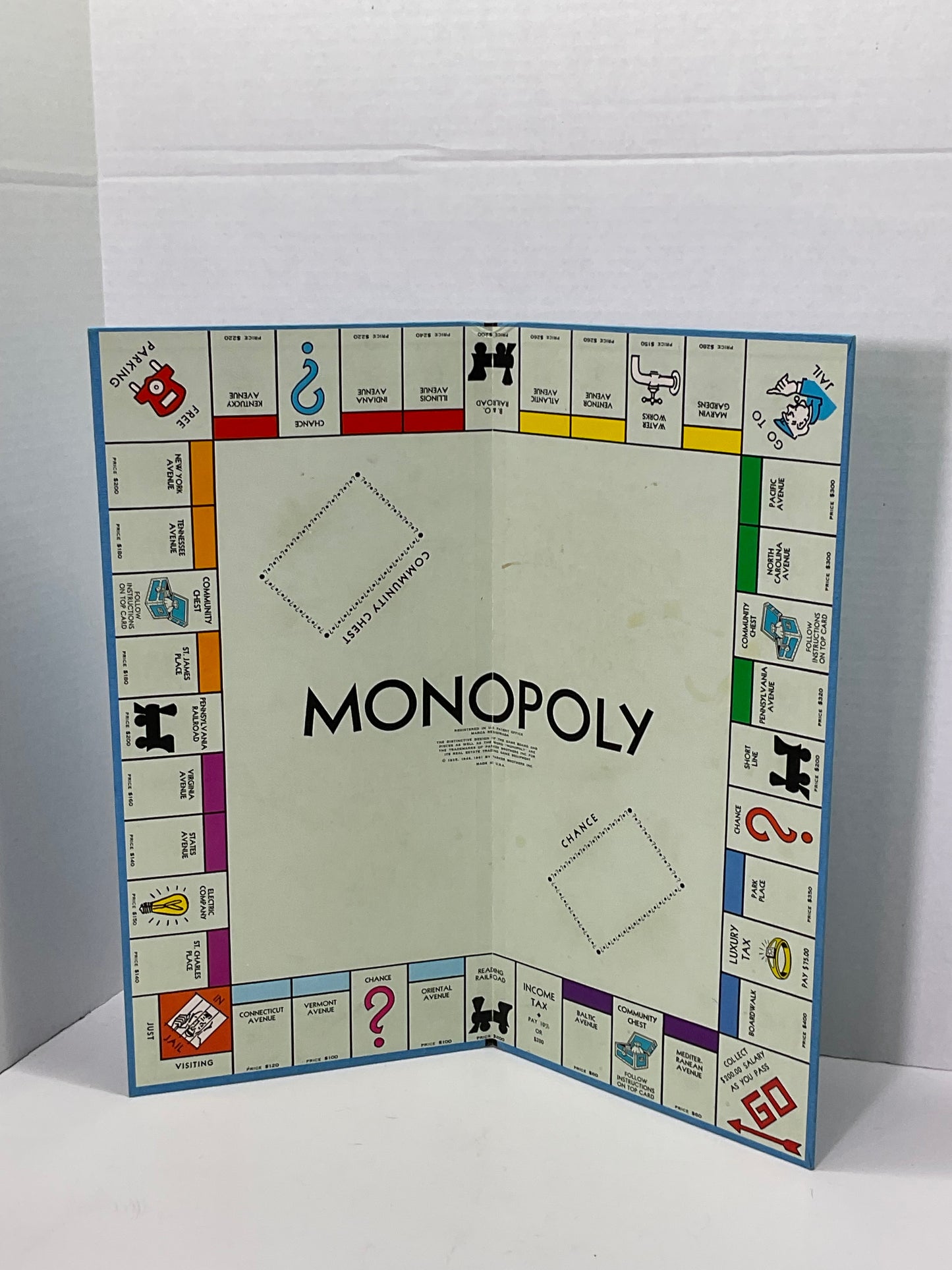 Vintage Parker Brothers Monopoly Game 1961 Complete Game