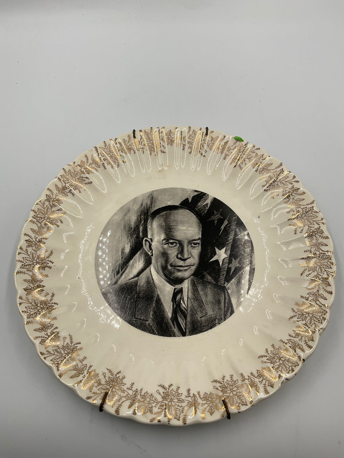 Vintage Salem China General President Eisenhower 1st Edition Souvenir Plate