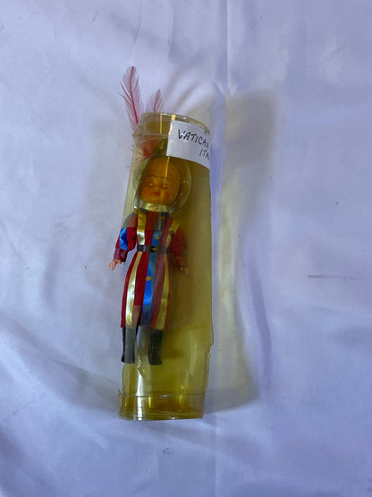 Vatican Swiss Guard Italian Made Small Doll