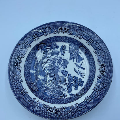 Vintage Churchill Blue Willow Soup Bowl