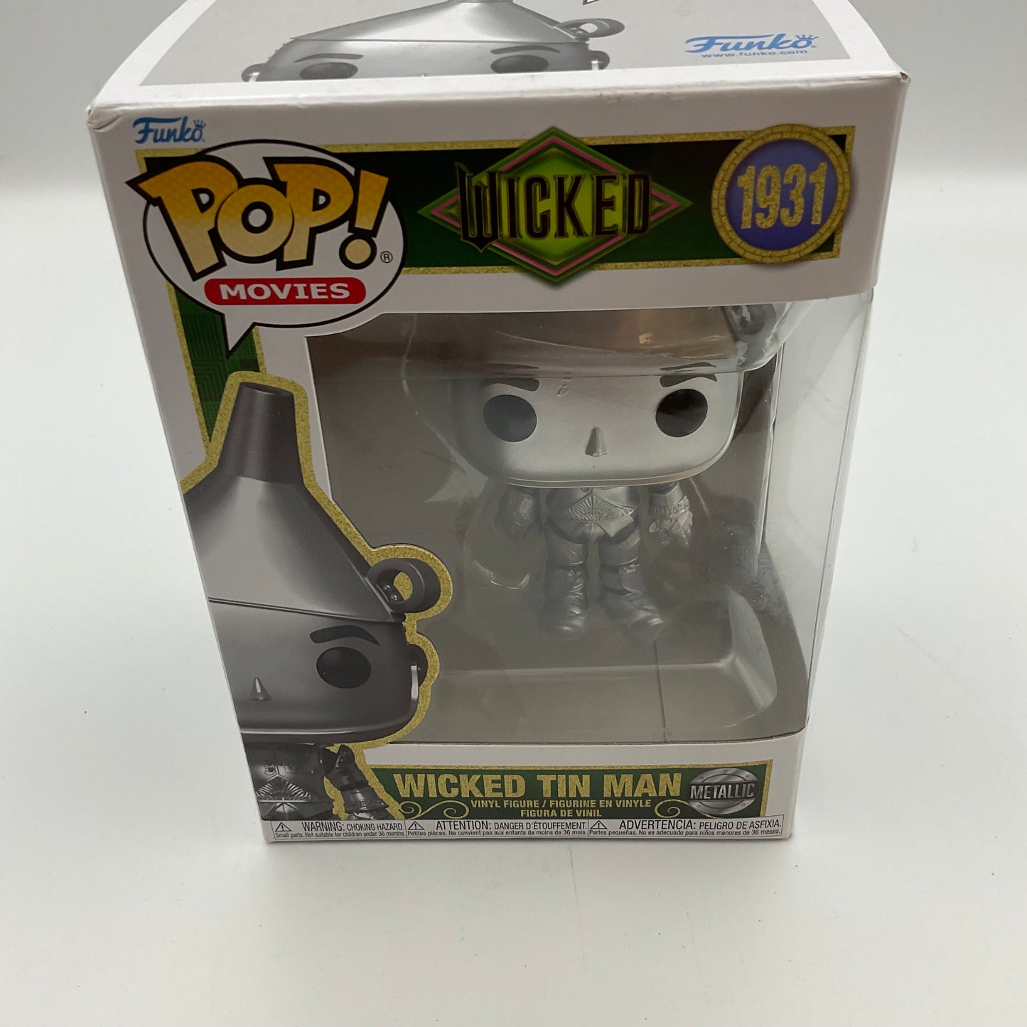 Wicked Tin Man Funko Pop! Movies #1931 Vinyl Figurine Minor Box Imperfections