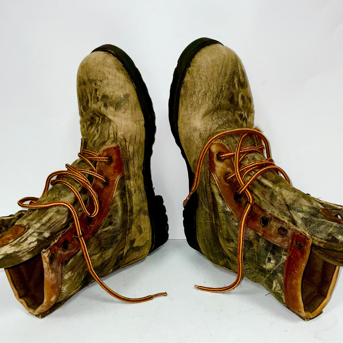 Black Rock Brown and Camo Hunting Leather Work Boots