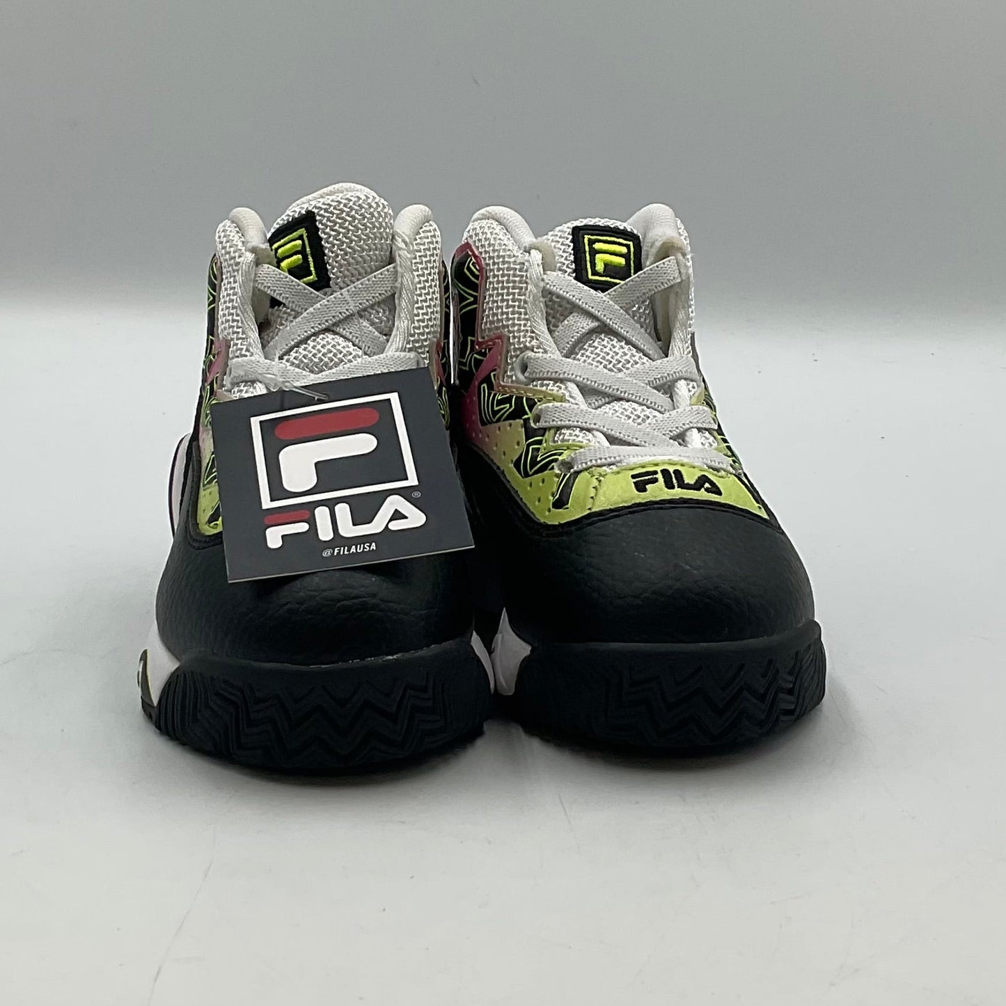 Fila MB Black Pink Yellow Girls Shoes Size 7 New with Tags