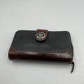 Dooney & Bourke Pebbled Leather Wallet Checkbook Zip-Around