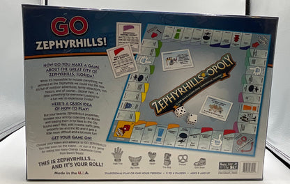 Zephyrhills Monopoly Board Game