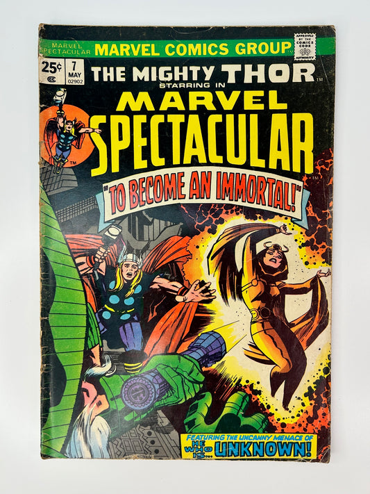 The Mighty Thor Marvel Spectacular #7 Vintage 1974 To Become An Immortal Marvel Group Comic Book